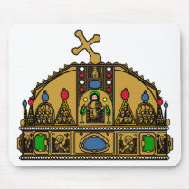 Crown Saint Stephen, Hungary mousepads