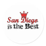 Crown San Diego Stickers