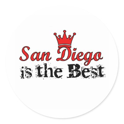 Crown San Diego Stickers by USAcities