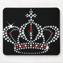 Crown with Bling Mousepad