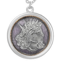 crowned liberty pendant
