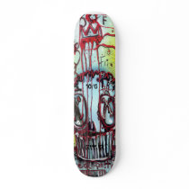 CROWNED muffYN Custom Skate Board