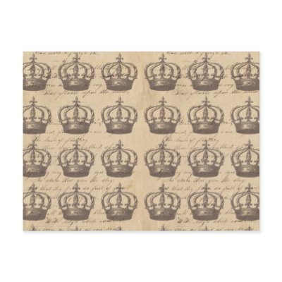 Crowns Post Card by spyderfyngers