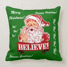 Croyez au coussin du père noël