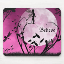 Croyez en fées Mousepad Tapis De Souris