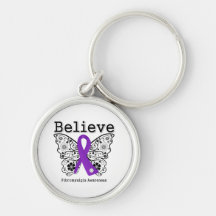 Croyez la conscience de fibromyalgie porte-clef