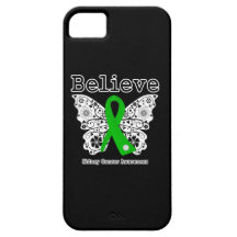 Croyez - le papillon de Cancer de rein Coque iPhone 5
