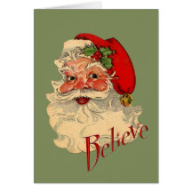 Croyez Père Noël Cartes De Vœux
