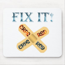 CRPS / RSD Fix It ! Band Aid X Mousepad