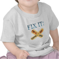 CRPS / RSD Fix It ! Band Aid X Tshirts