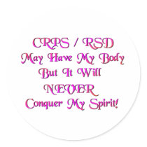 CRPS / RSD May Have My Body Sticker