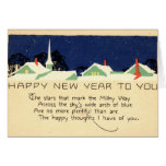 Cru 1915 de bonne année cartes