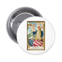 Cru de Geo Washington Etats-Unis americana Badge