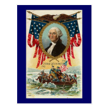 Cru de George Washington americana Carte Postale