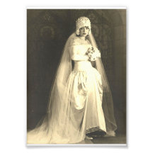 Cru épousant la copie de photo de jeune mariée