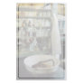 Crucible and Lab Coat Stationery Design