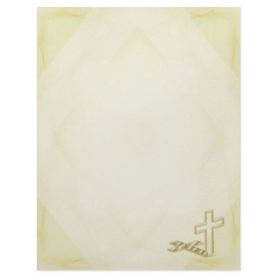 Crucifix Letterhead by StarStock