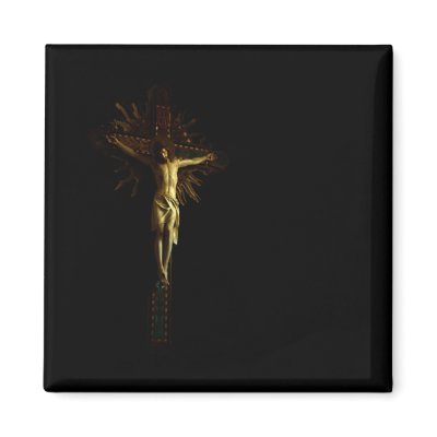 Crucifix Magnet by dianad11