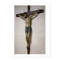 Crucifix (polychrome wood) postcards