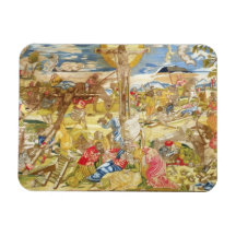 Crucifixion, 1609 (embroidery) vinyl magnet