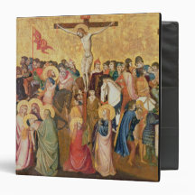 Crucifixion 3 Ring Binders