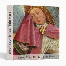 Crucifixion Fragment: Mournful Angel By Meister Vo 3 Ring Binders