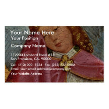 Crucifixion Fragment: Mournful Angel By Meister Vo Business Card