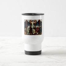 Crucifixion - Jesus on The Cross (Stained Glass) Coffee Mug