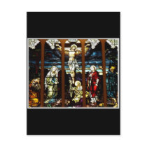 Crucifixion - Jesus on The Cross (Stained Glass)