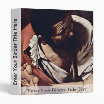 Crucifixion Of St. Peter Detail By Michelangelo Me Vinyl Binder