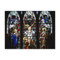 Crucifixion (Stained Glass) Postcard