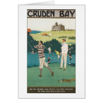 Cruden Bay Golf Poster Card