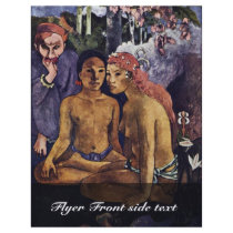 Cruel Tales (Exotic Saying) By Gauguin Paul Custom Flyer