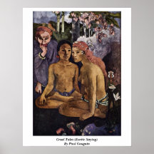 Cruel Tales (Exotic Saying) By Paul Gauguin Posters
