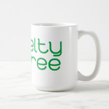Cruelty Free Flower Design Coffee Mug