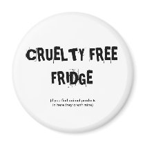 CRUELTY FREE FRIDGE REFRIGERATOR MAGNETS