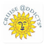 Cruise Addicts Square Sticker