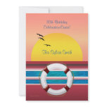 Cruise Birthday Invite - Sunset Design