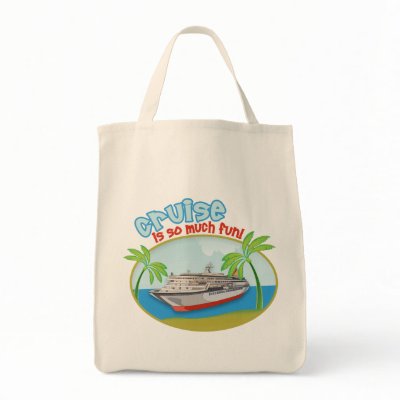 Cruise is so much fun canvas bags by all_items