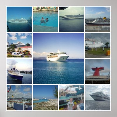Cruise Mosaic Poster by rgtmum