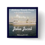 Cruise Name Badge - X Ship buttons