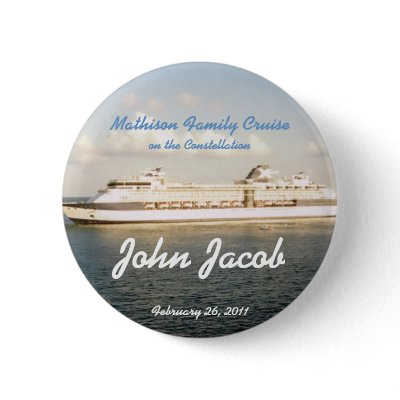 Cruise Name Badge - X Ship Pin by CruiseReady