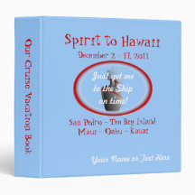 Cruise Planner - Memory Book Avery Binder