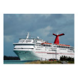 cruise ship business card template