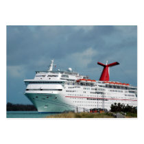 cruise ship business card template