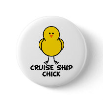 Cruise Ship Chick Pin