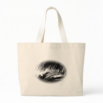 Cruise Ship Drawing Canvas Bag