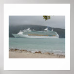 Cruise Ship in Haiti posters