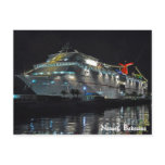 Cruise Ship In Nassau, Bahamas postcards