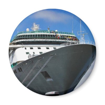 Cruise Ship Refrigerator Magnet by lifesphere